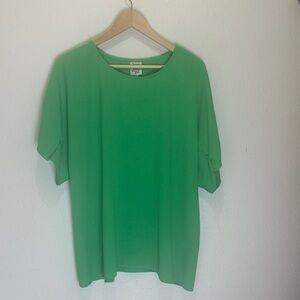 Ivy Jane Green Women's Top Short Sleeve, Size M/L